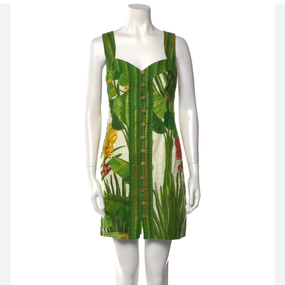 Farm Rio Fresh Forest mini dress